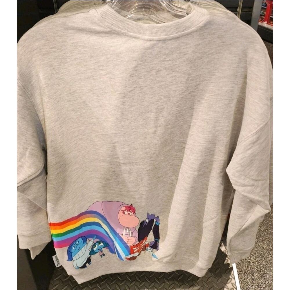 Disneyland Resort Pixar Inside Out 2 Pullover Sweatshirt LARGE New 2025 Anxiety - Picture 13 of 14